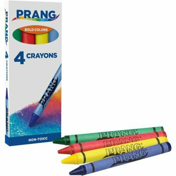 Dixon Ticonderoga Crayons, Nontoxic, Tuck Box, Green/Red/Yellow/Blue, 4PK DIXX150